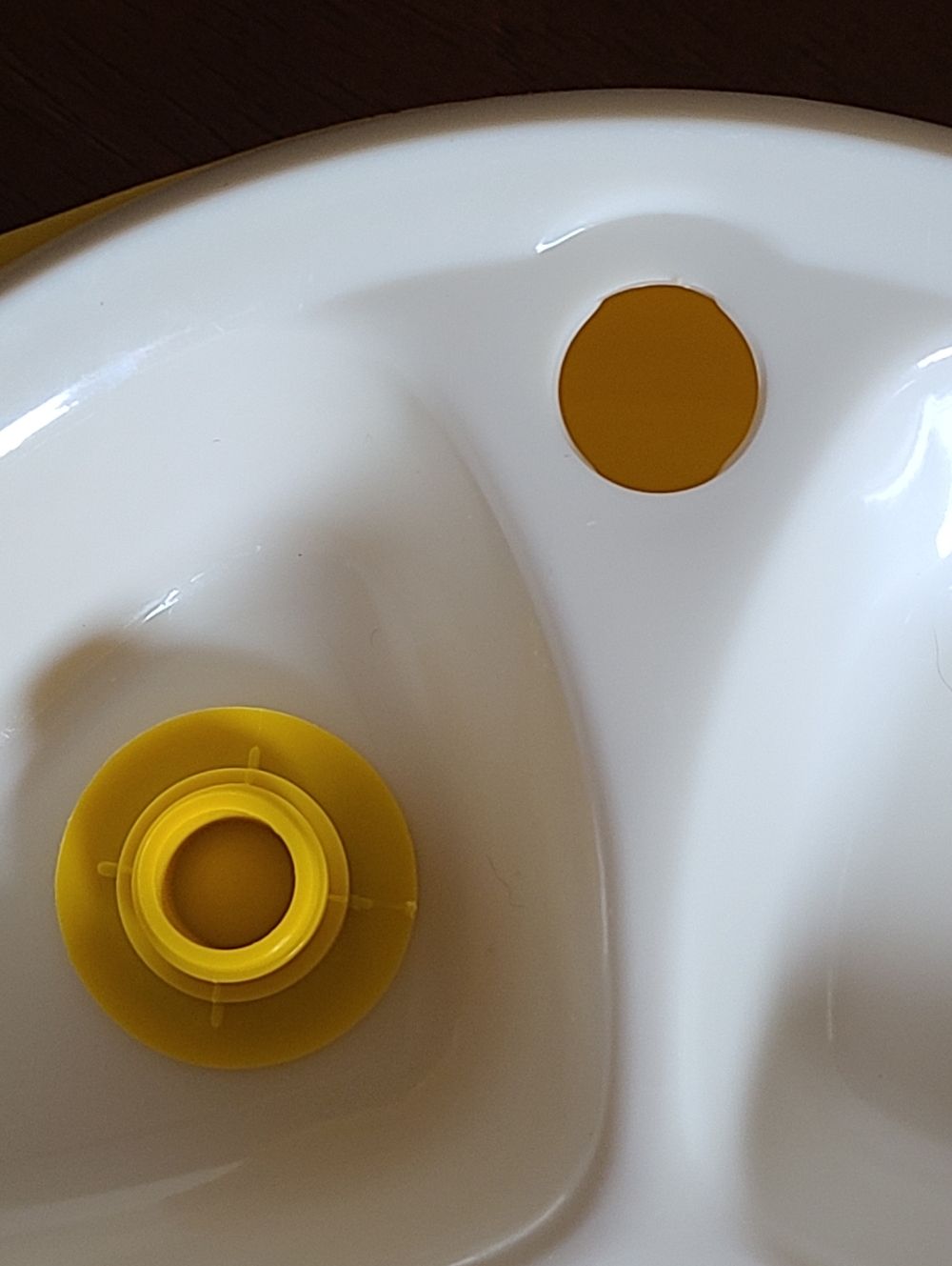 Vintage Gerber Hot / Cold Strong Suction Divided Plate for Babies Toddlers Kids - Picture 3 of 5